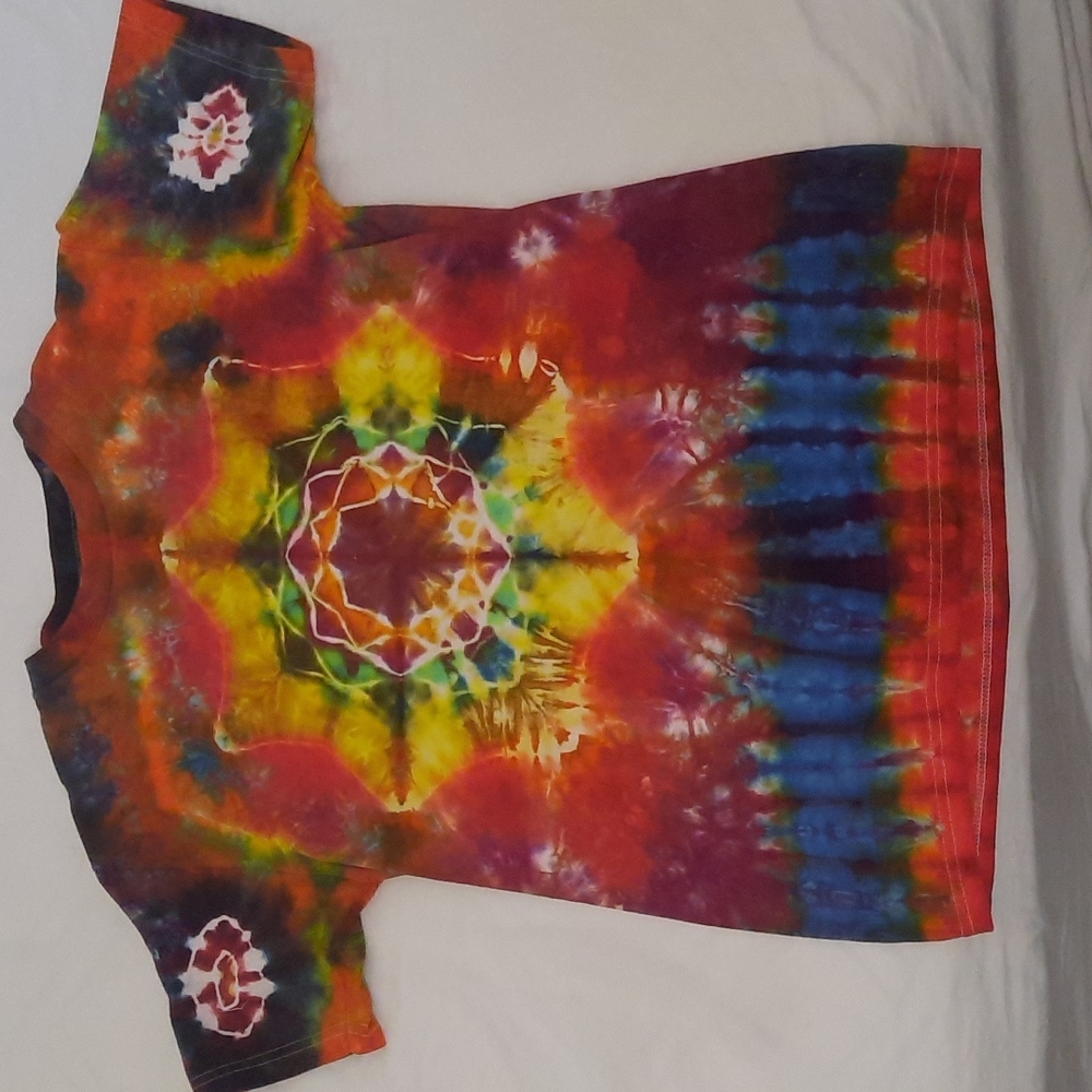 Custom made tie die tshirt